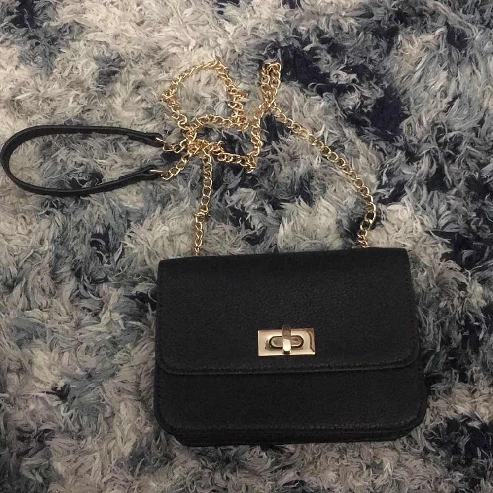 Mini black purse